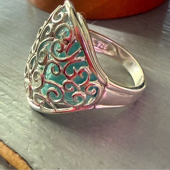 925 Sterling Silver Ring Size 6 - Picture 6 of 15